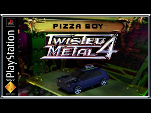 Видео: Twisted Metal 4 :: PSOne :: Прохождение :: ЗА PIZZA BOY