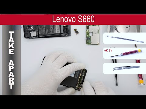 Видео: Как разобрать 📱 Lenovo S660, Разборка и ремонт
