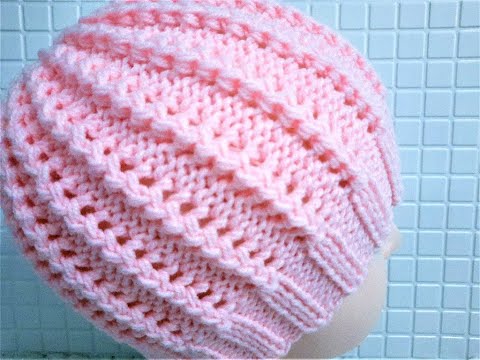 Видео: ОЧЕНЬ КРАСИВАЯ ШАПКА СПИЦАМИ. Мастер класс