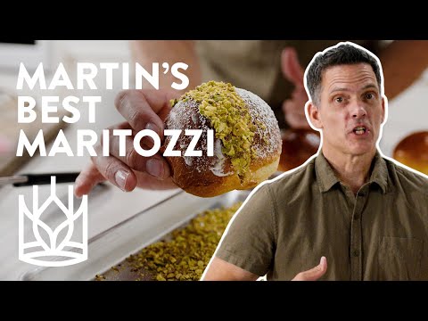 Видео: Maritozzi: рецепт прекрасной булочки бриошь с начинкой