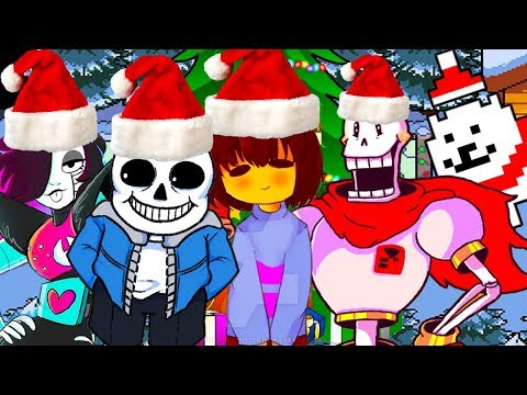 Видео: UNDERTALE 3D - НОВОГОДНЯЯ ВЕЧЕРИНКА ! [Андертейл 3D]