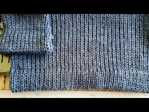Видео: Секреты красивого подгиба на вязальной машине
