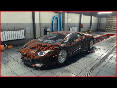 Видео: СВАЛКА ДУБАЯ! УТОПЛЕННЫЙ LAMBORGHINI AVENTADOR - Car Mechanic Simulator 2018