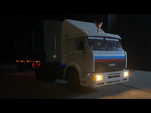 Видео: Euro Truck Simulator 2 зеленая бригада «Дальнобойщики» КамАЗ-54115 из фильма