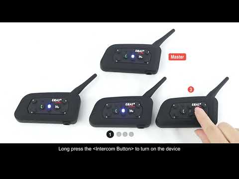 Видео: Мотогарнитура EJEAS V6 PRO BLUETOOTH 5.1