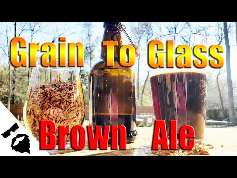 Видео: Коричневый эль, сваренный с использованием домашних специальных солодов!!!🍺
