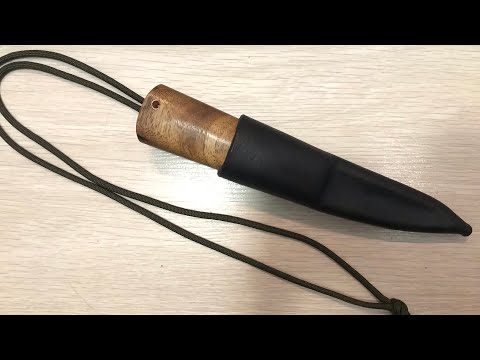 Видео: Изготовление ножен скандинавского типа