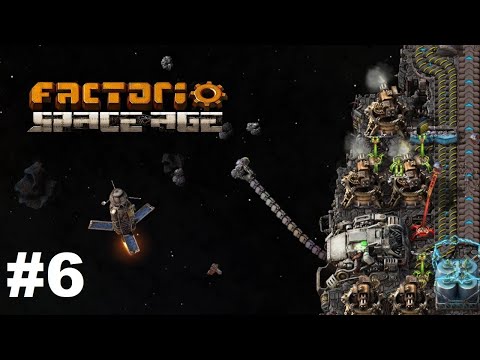 Видео: Factorio Space Age #06 - Расчиловочное строительство большого завода на схемы (Прохождение)