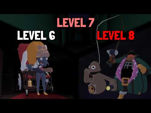 Видео: Играю на уровнях 6, 7 и 8 в Yeeps Horror