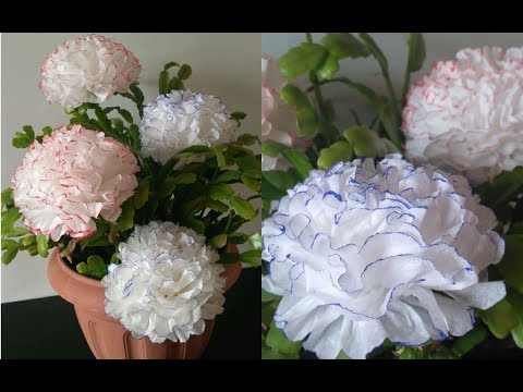 Видео: Как сделать Цветы из Салфеток?