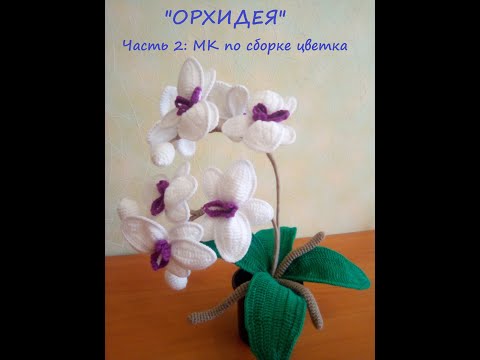 Видео: "ОРХИДЕЯ" Часть 2: МК по сборке цветка
