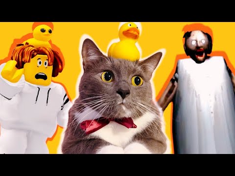 Видео: ЛОТКОВ БЕЖИТ от БАБКИ ГРЕННИ в РОБЛОКС!