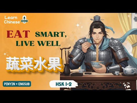 Видео: HSK 1-2 | Как правильно питаться, чтобы улучшить здоровье? | Практика аудирования китайского языка