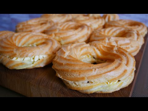 Видео: Заварное тесто на растительном масле Карамель на МОЛОКЕ Заварные кольца