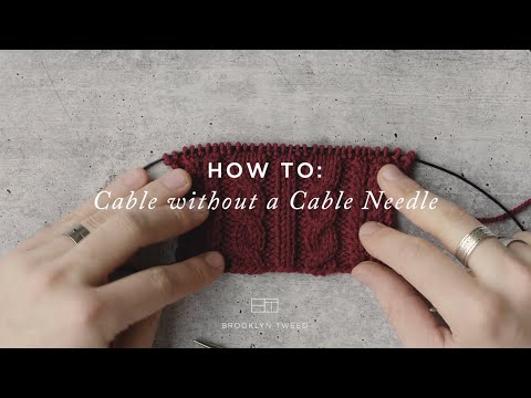 Видео: Как вязать косы без иглы | Brooklyn Tweed