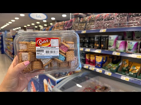 Видео: Обзор моих вкусных покупок из турецкого супермаркета. Что купить. #turkey #еда