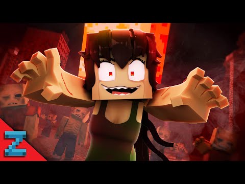 Видео: Zombie Girl 🧠 (Анимация музыкального видео Minecraft) "Macabre Rotting Girl"