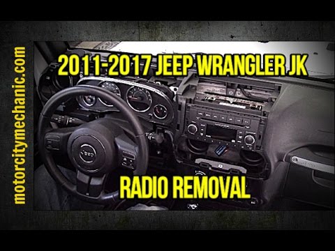Видео: Снятие магнитолы Jeep Wrangler JK 2011-2017