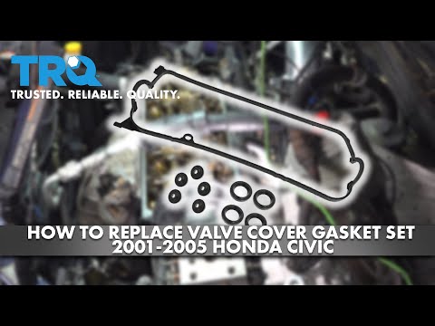 Видео: Как заменить комплект прокладок клапанной крышки Honda Civic 2001-2005