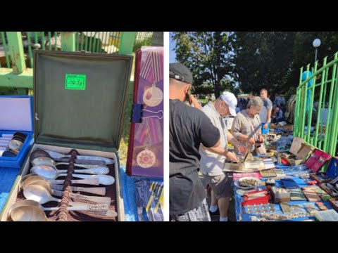 Видео: Торги на барахолке Гомеля-встретили местную звезду и огромное количество подписчиков. Мусорщик.