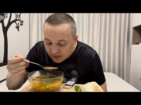 Видео: Куриный суп|шаурма|ночной лес хоррор мукбанг mukbang