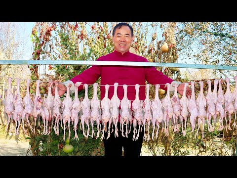 Видео: Лучшее блюдо из перепелок в мире! 40 целых перепелок, жареных прямо на углях! | Деревенский гурман