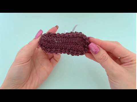 Видео: Посмотрите, какой ОЧАРОВАТЕЛЬНЫЙ этот узор в виде детской пинетки, связанной крючком!
