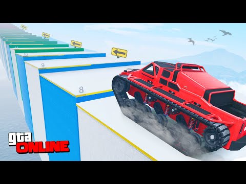 Видео: ТАНК ҚАНША БАСПАЛДАҚҚА ШЫҒА АЛАДЫ?? ҚЫЗЫҚТЫ ЭКСПЕРИМЕНТТЕР!! | GTA 5 ONLINE