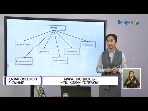 Видео: Қазақ әдебиеті 8 сынып Мұрат Мөңкеұлы Үш қиян толғауы 17 11