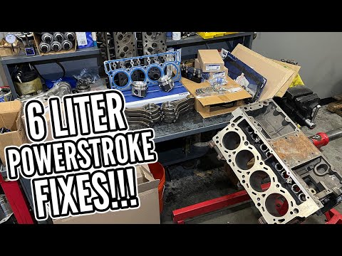 Видео: СНОВА ДЕЛАЕМ 6.0 POWERSTROKES ВЕЛИКИМИ!! | СБОРКА F250 ЧАСТЬ 1