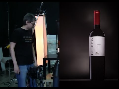 Видео: Предметная съемка. Бутылка вина.