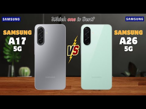 Видео: Samsung A17 5G против Samsung A26 5G⚡полные сведения