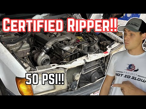 Видео: Турбонаддув для больших грузовиков на старом дизельном Мерседесе. Выдержит ли? (OM603 с HY35)