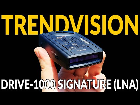 Видео: Лучший радар-детектор: оцениваем TrendVision Drive-1000 Signature, с усилителем антенны LNA