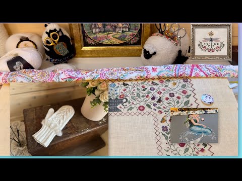 Видео: Вышивка крестиком. Влог 18-25 января.
