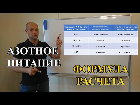 Видео: Азотные удобрения: формула расчета