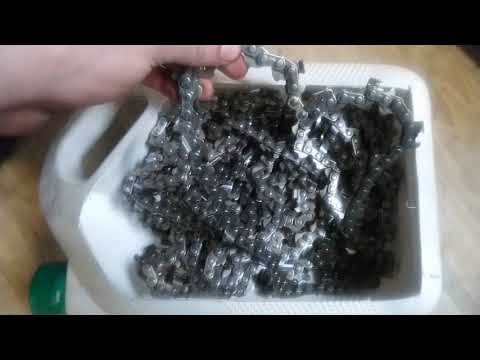 Видео: Харвестерная цепь. Заклёпка и заточка