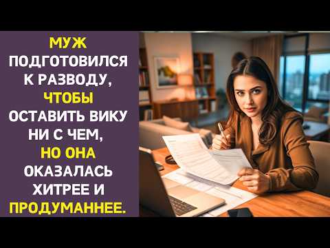 Видео: Муж ждал развода, думая, что Вика останется ни с чем. Но она уже подготовила все доказательства.