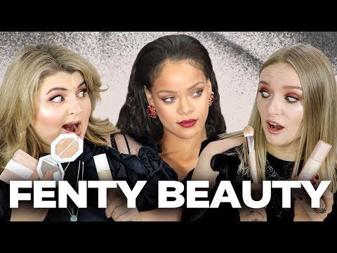 Видео: ТЕСТИРУЕМ КОСМЕТИКУ РИАННЫ 'FENTY BEAUTY' ЛЕВОЙ РУКОЙ / BEAUTY без ПРАВИЛ /