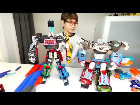 Видео: Кто самый меткий? Тобот Тритан и Атлон Магма 6 vs бластер Nerf Fortnite.
