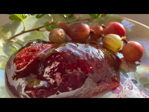 Видео: Самое густое и вкусное ЖЕЛЕ ИЗ КРЫЖОВНИКА! Простой и быстрый рецепт!