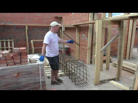 Видео: Устройство железобетонных перемычек и ригелей.