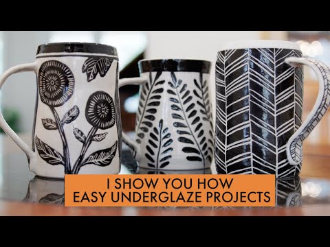 Видео: ПРОСТЫЕ ПОДГЛАЗУРНЫЕ ПРОЕКТЫ - Рисование, роспись и резьба стали ЛЕГКИМ!