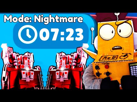 Видео: МИРОВОЙ РЕКОРД СКОРОСТИ ПРОХОЖДЕНИЯ НАЙТМАРА! 64 СЕРИЯ ROBLOX Toilet Tower Defense