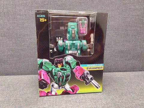 Видео: Обзор трансформеров Swamper - H-03 - ToyWorld - third-party transformers. Музей Р-ТФ.