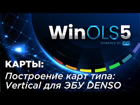 Видео: Все о WinOLS. Построение карт типа Vertical для ЭБУ Denso