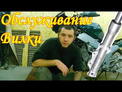 Видео: ТО 2020-2021 Yamaha TDM 850 Вилка