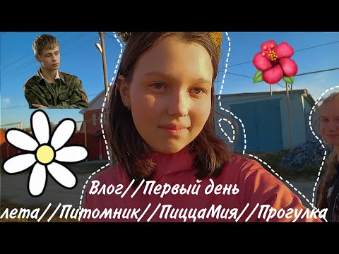 Видео: Влог//Первый день лета 💗