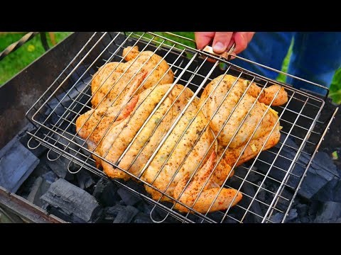 Видео: КУРИЦА на МАНГАЛЕ. СЫРНАЯ КУРИЦА на УГЛЯХ.