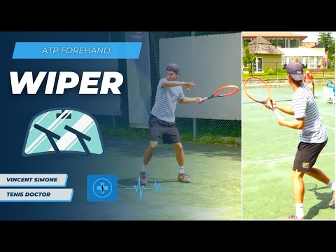 Видео: Техника удара справа ATP: стеклоочиститель с Бенджамином Джорджем на корте с теннисным врачом